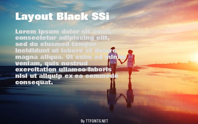 Layout Black SSi example